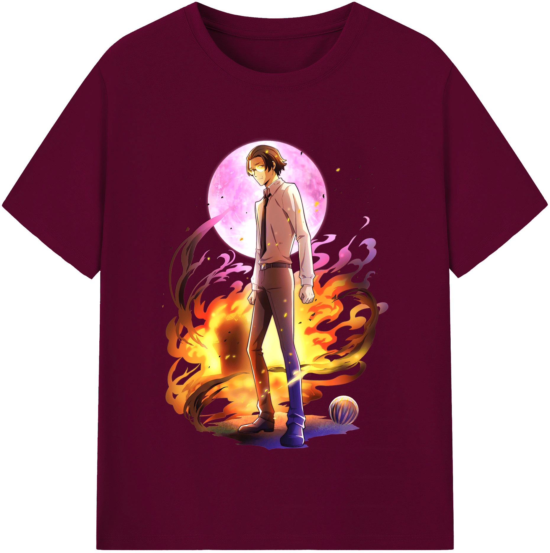 （画像用） 文豪ストレイドッグス Bungo Stray Dogs レディースカジュアルプリントTシャツ（綿100％）